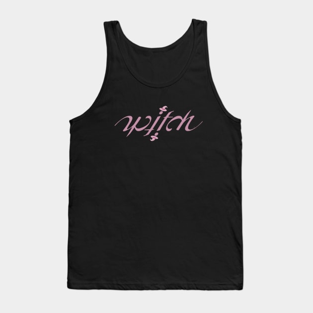 Witch ambigram tee Tank Top by SolDaathStore